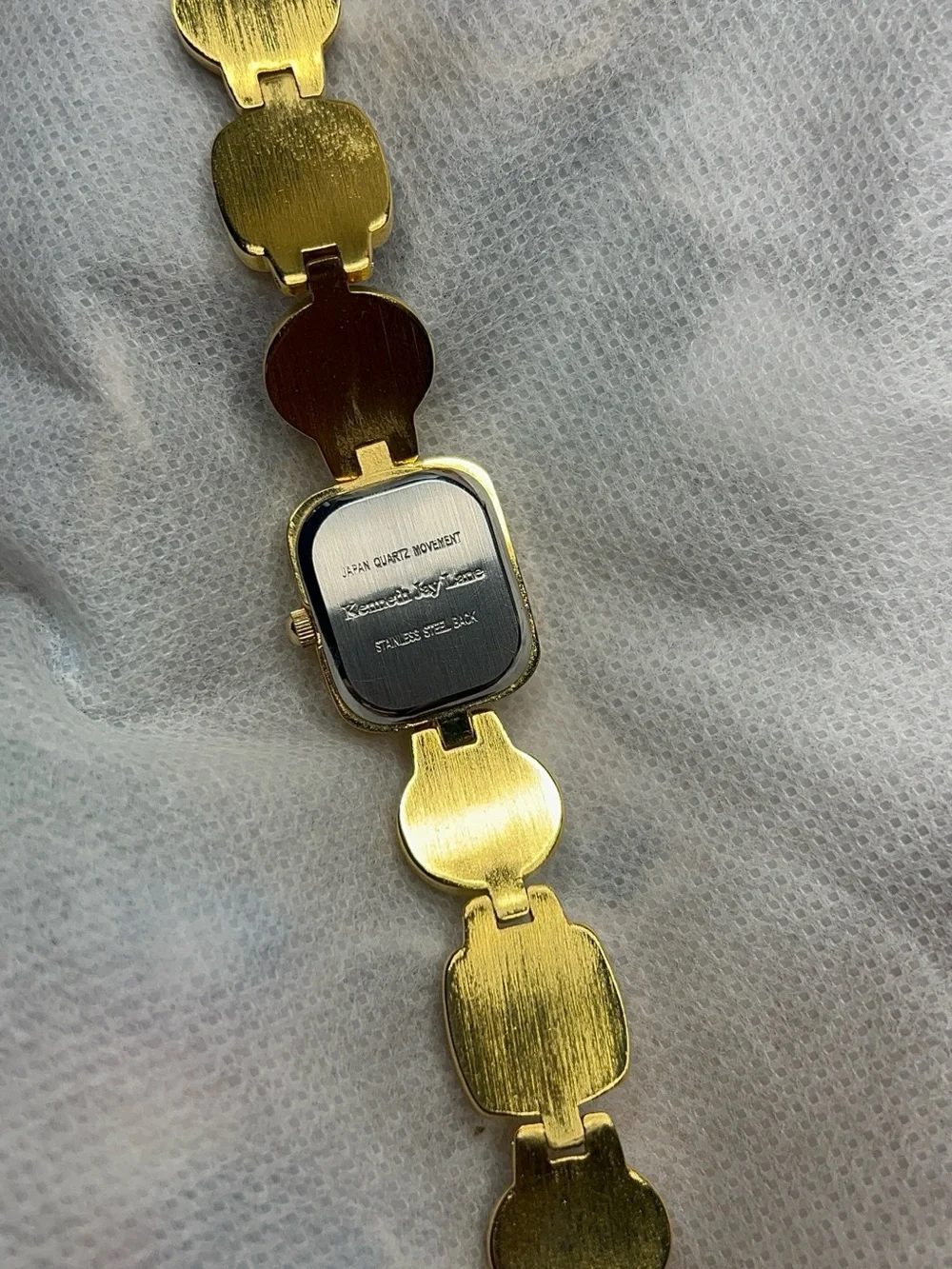 KJL™️ NWOT Multi-Stone Scarab Goldtone Watch 🪲🐞 7”